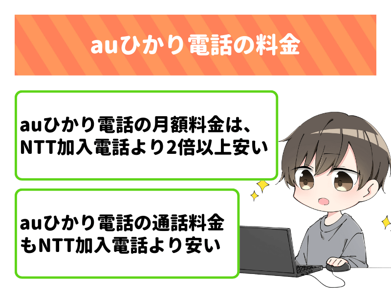 auひかり電話の料金