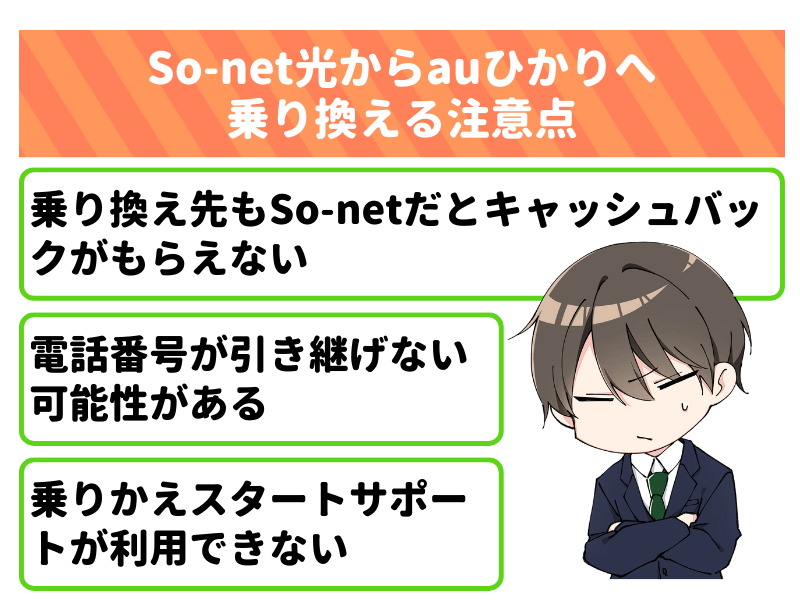 So-net光からauひかりへ乗り換えるときの注意点