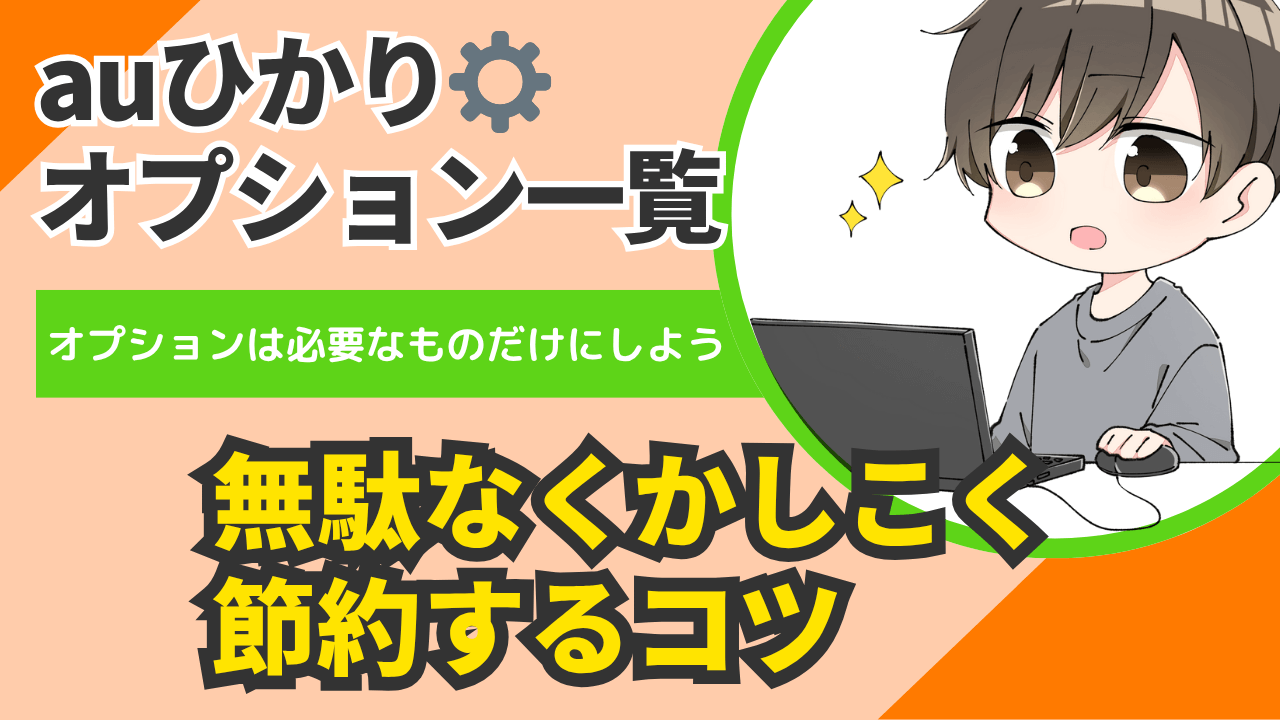 auひかりオプション一覧&選び方マニュアル|無駄なくかしこく節約するコツ
